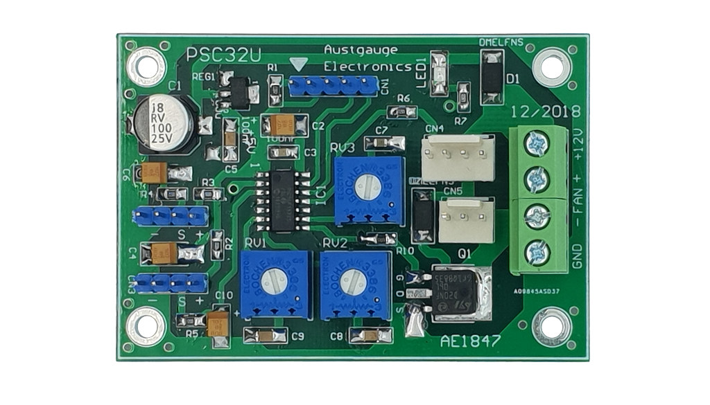 Twin Sensor Temperature Controlled PWM Universal Fan Controller